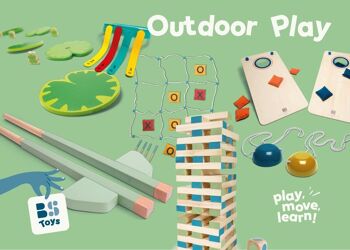 Coffret Educatif - thème Outdoor Play - Jouets en bois