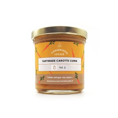 Crema spalmabile di carote e cumino BIO 140g