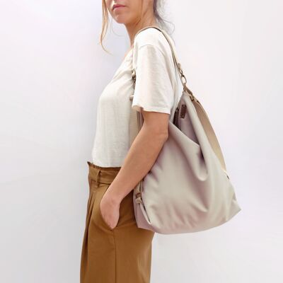 Coimbra Beige Waterproof (umwandelbar in einen Rucksack)