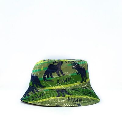 ME-7 Children's dinosaur print bucket hat