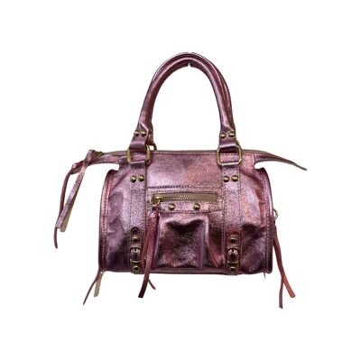 BOLSO DE PIEL FIORELLA IRISE ROSA