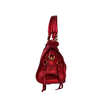 SAC A MAIN CUIR IRISE FIORELLA ROUGE 3