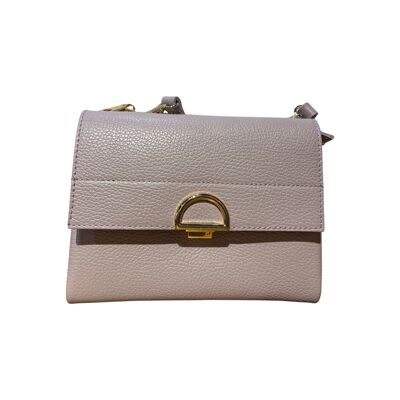 LILAC CATERINA SEEDED LEATHER BAG