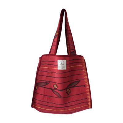 Tote bag en kantha N°663