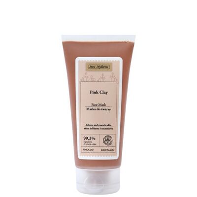 Masque pour le visage vegan à base d'argile rose