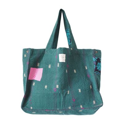 Cabas en kantha N°577