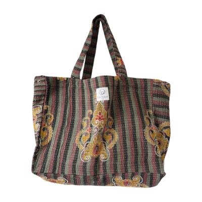Kantha shopping bag N°580