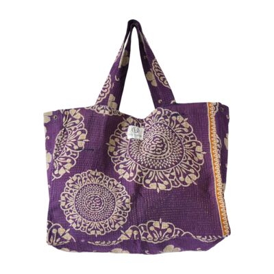 Kantha shopping bag N°582