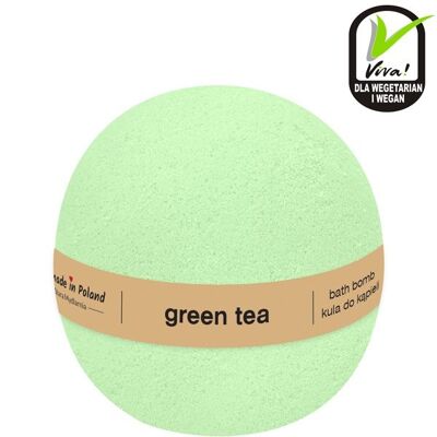 Boule de bain effervescente au thé vert