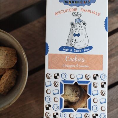 Biscuits salés - Cookie Roquefort AOP & noisettes