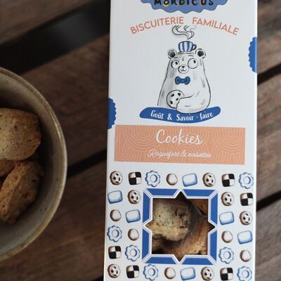 Savory biscuits - Cookie Roquefort AOP & hazelnuts