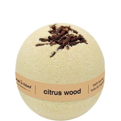 Boule de bain pour homme "Citrus Wood"