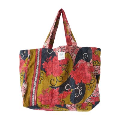 Kantha shopping bag N°590