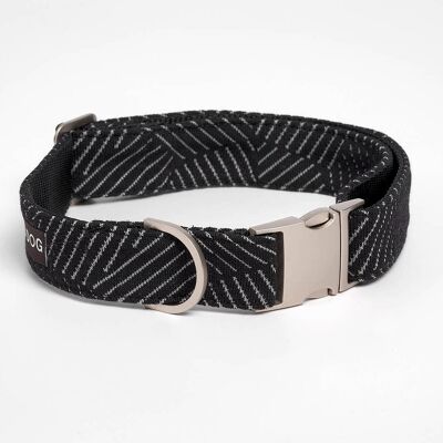 Collier tissé Yoshi Noir Kvadrat