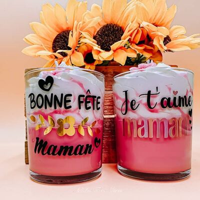 Large gourmet cherry blossom candle, Happy Mother’s Day