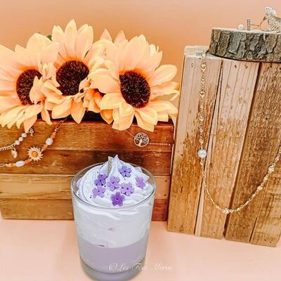 Lilac gourmet jewel candle - Mother's Day