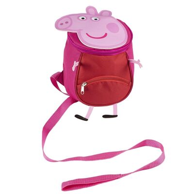 SAC À DOS GARDERIE AVEC HARNAIS PEPPA PIG - 2100003394