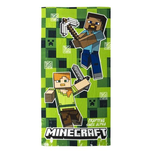 TOALLA MICROFIBRA MINECRAFT - 2200010308