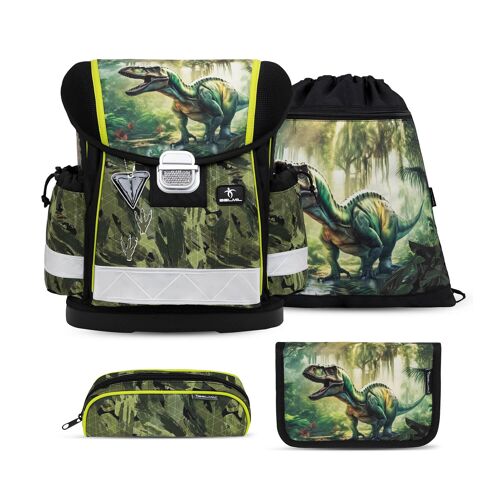 Classy Lost World schoolbag set 4 pcs