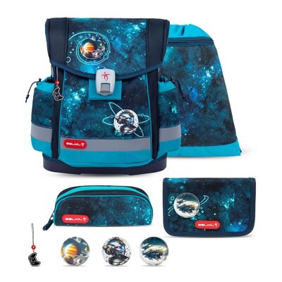 Set mochila escolar Classy Plus Universe 5 piezas