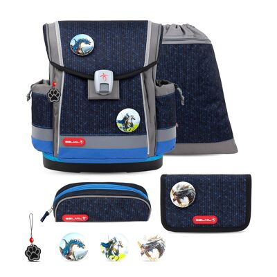 Classy Plus World of Dragons schoolbag set 5 pcs