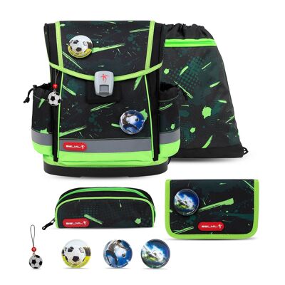 Classy Plus Neon Sport schoolbag set 5 pcs
