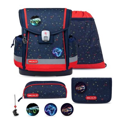 Ensemble cartable Classy Plus Gamer 5 pcs