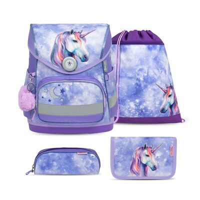 Set de mochilas escolares Compact Mistyc Luna Sand 5 piezas