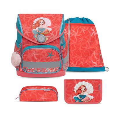 Set di borse da scuola Compact Sea Queen Sand 5 pezzi