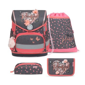 Set de cartable Compact Bloomy Blossom Sand 5 pcs 1