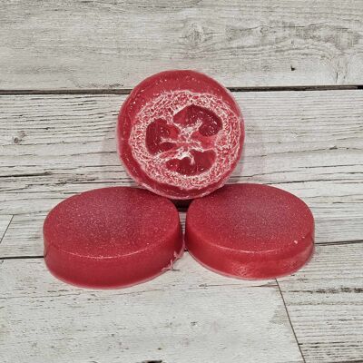 Barre de savon Rouge Loofah