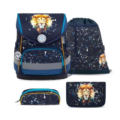 Set de mochilas escolares Compact Lion Sand 5 piezas