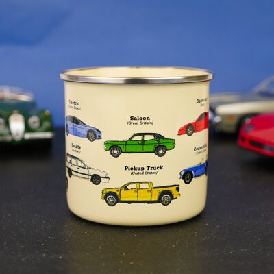 Enamel Mug Cars