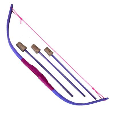 MINI ARCO + 3 FRECCE PER BAMBINI PICCOLI - ROSA