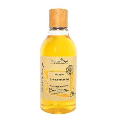 Gel de bain naturel pour le corps et les cheveux au miel de manuka