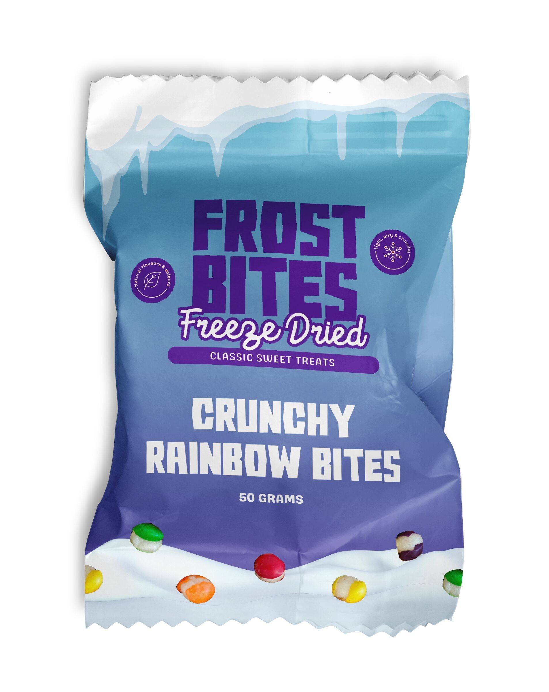 Confezione mini di caramelle liofilizzate Rainbow Bites