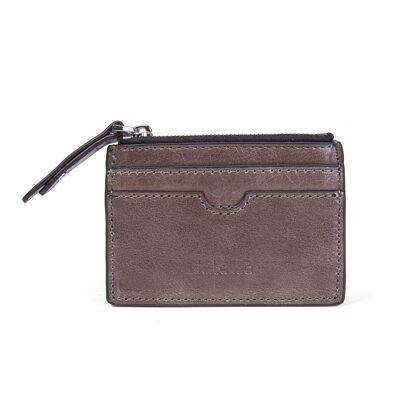 Anyssa gray leather purse