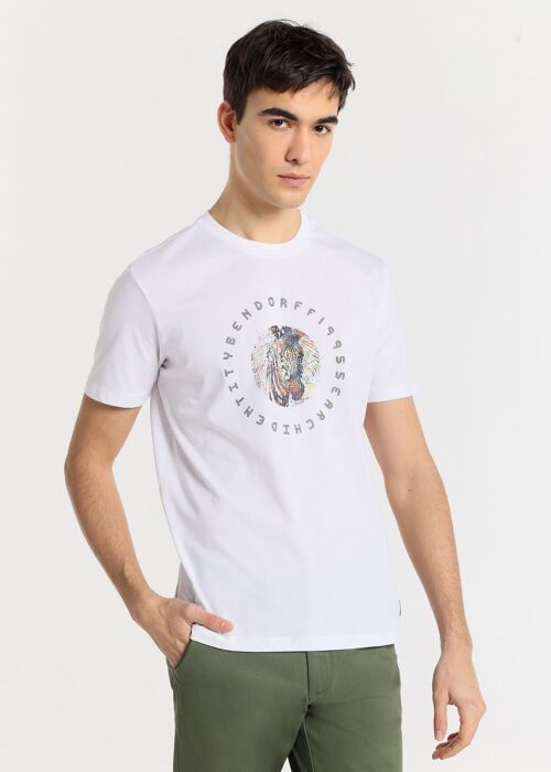 BENDORFF -T-shirt Short Sleeve Zebra Graphic