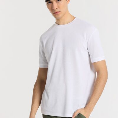 BENDORFF -T-shirt Basic Short Sleeve Jacquard