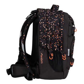Sac à dos scolaire Wave Infinity Move Dots Blooms 3