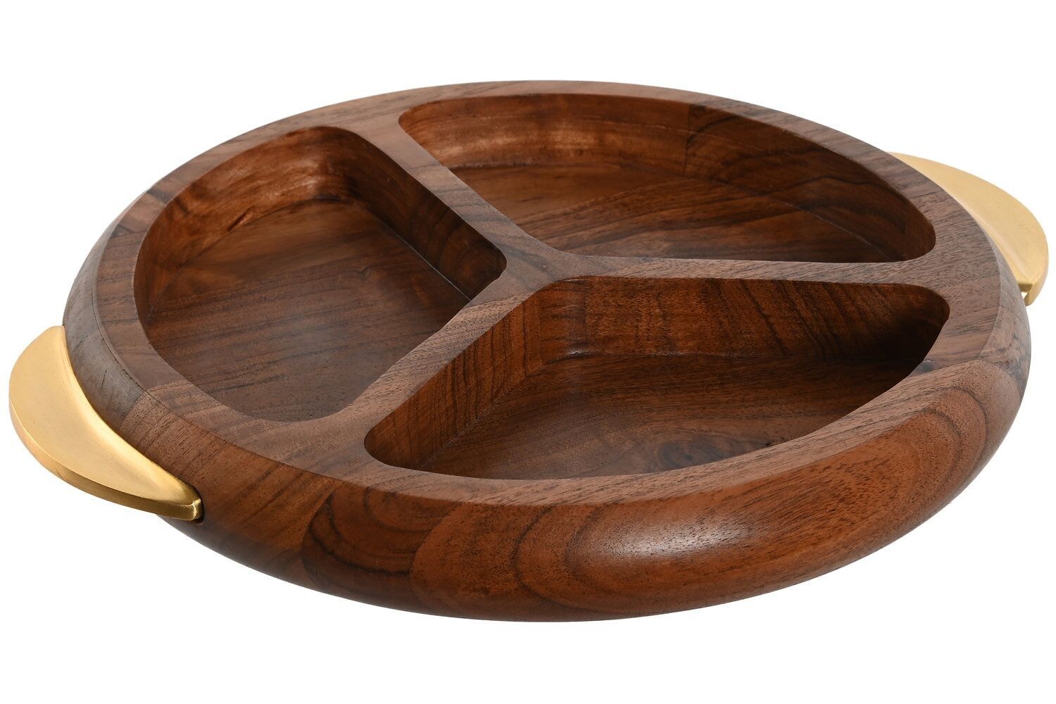 ACACIA STAINLESS STEEL TRAY 35X30.5X4.5 NATURAL APPETIZER PC210078