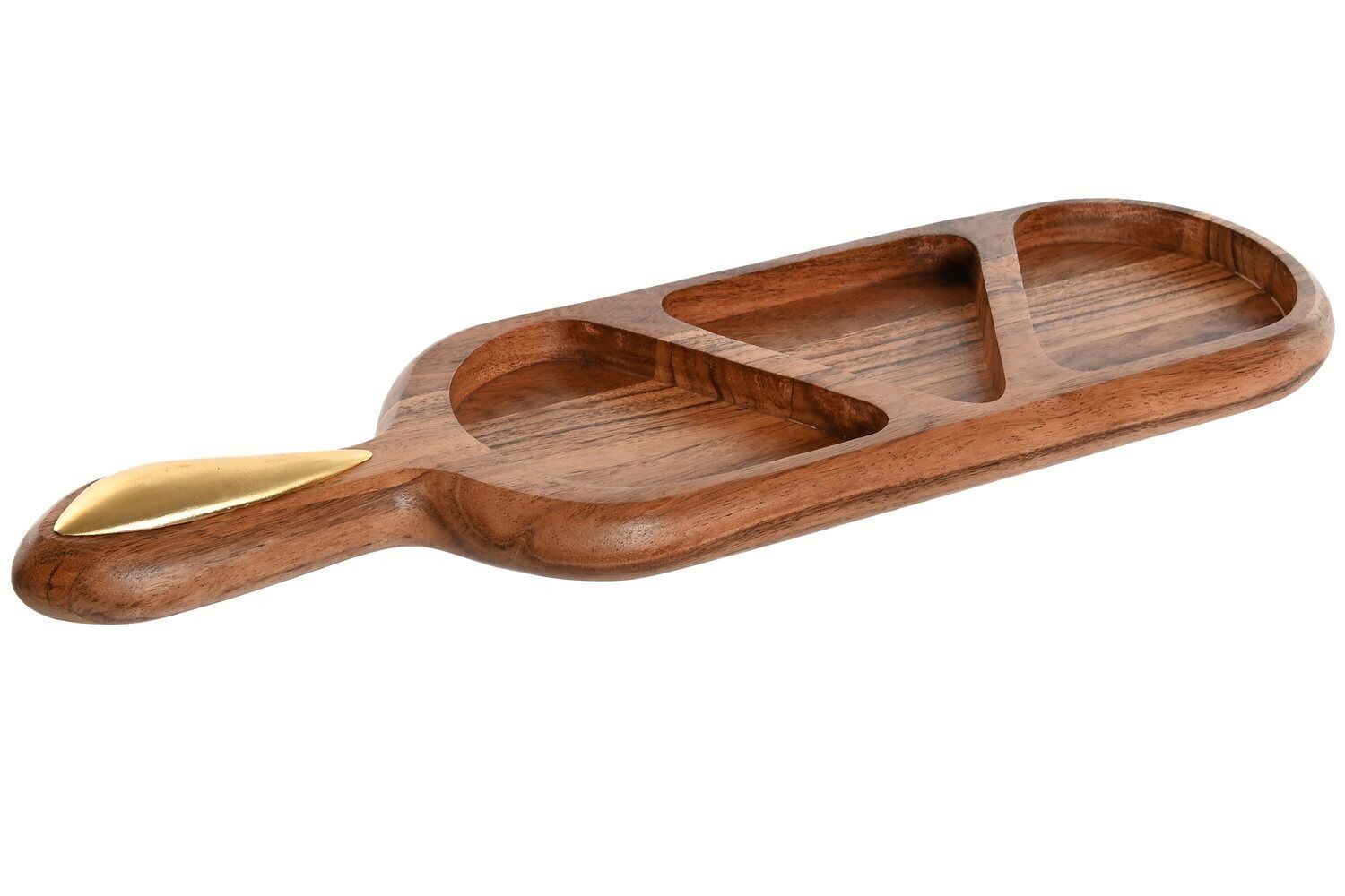 VASSOIO IN ACCIAIO INOX ACACIA 46X13,5X2,5 ANTIPASTO NATURALE PC210077