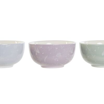 DOLOMITE BOWL 14X14X7 600ML 3 SURT. PC208162