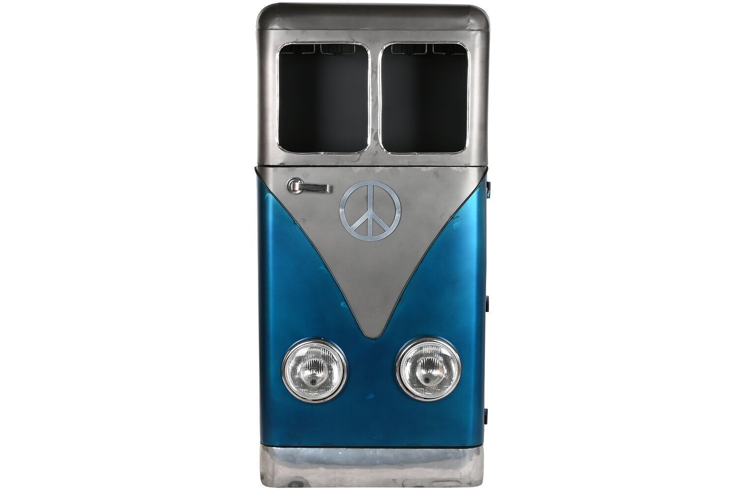 PORTABOTTIGLIE IN METALLO 71X43X152 BLU VAN MB211963