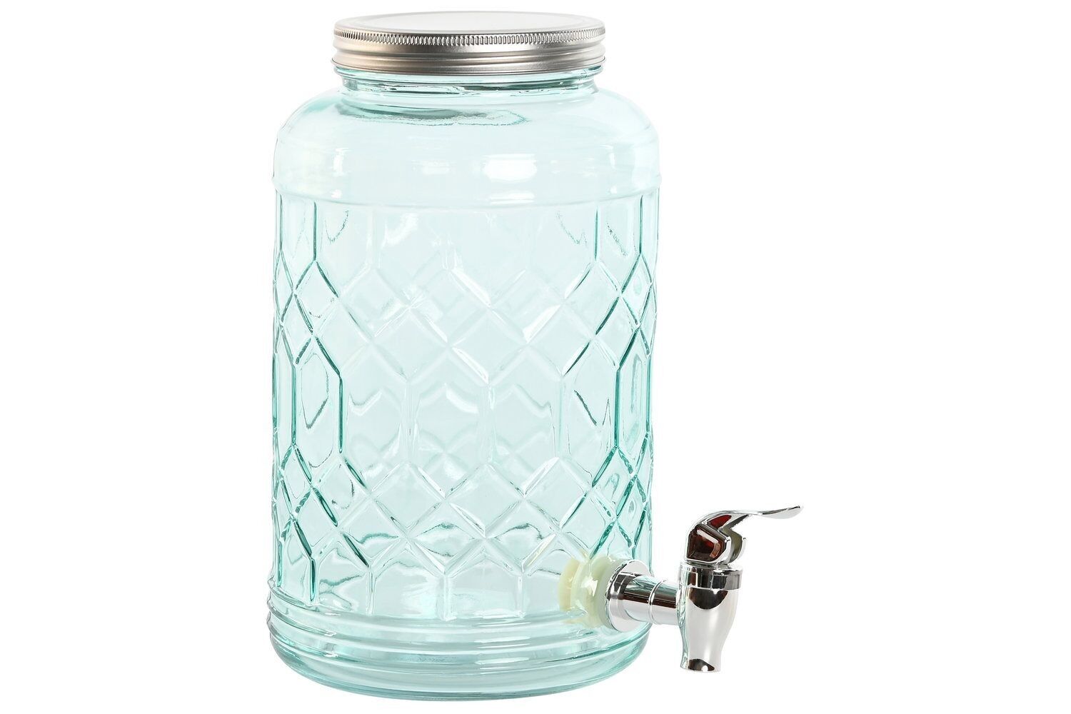 DISTRIBUTEUR DE BOISSON EN VERRE INOX 16X21X26 3600ML PC210357