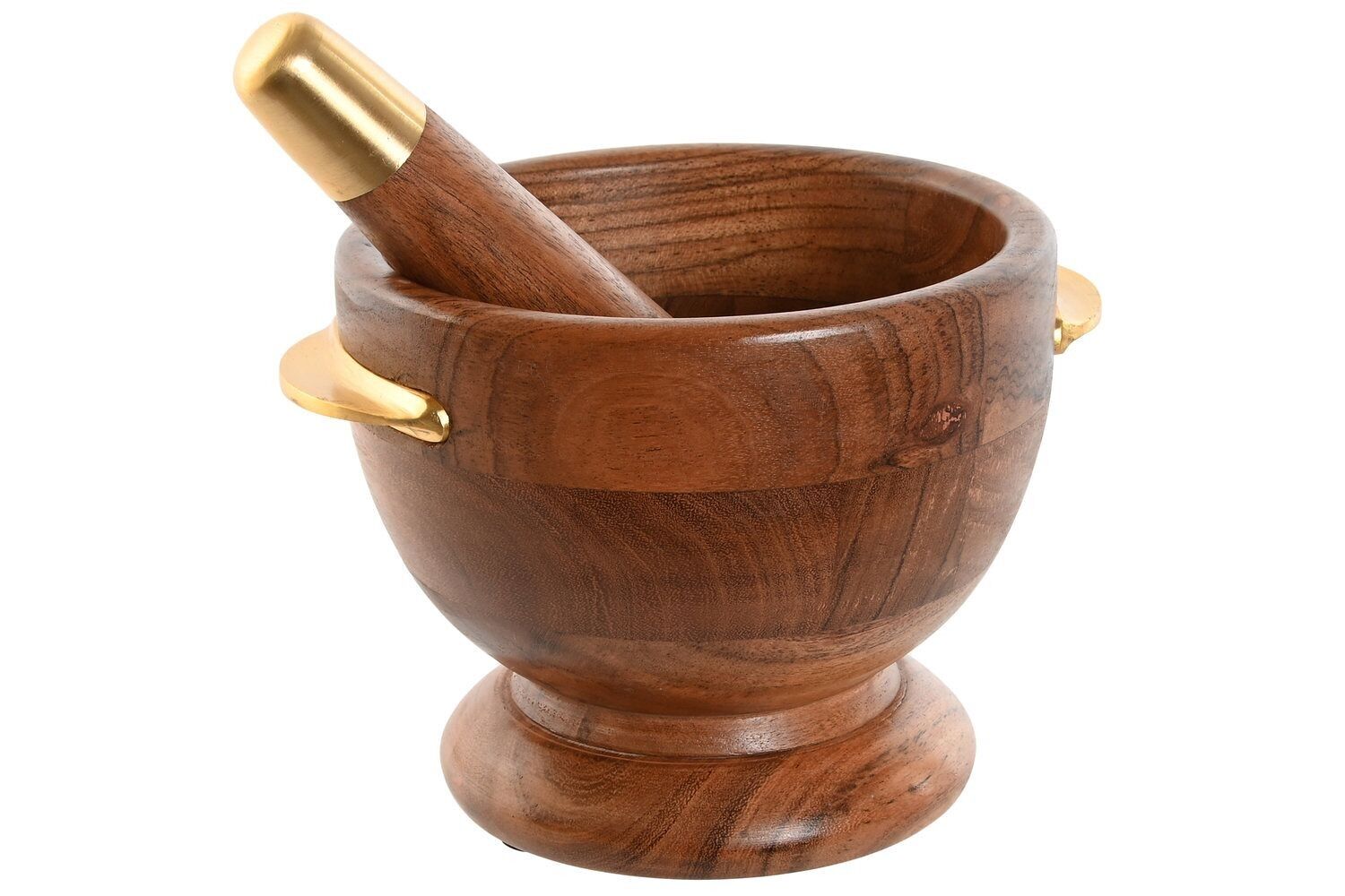 AKAZIEN-EDELSTAHLMÖRTEL 20,5X17X14,5 NATURAL PC210081