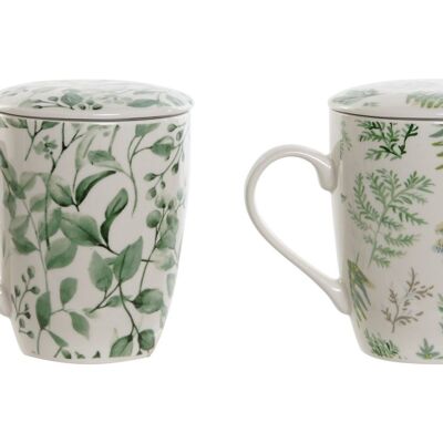 MUG INFUSIONES PORCELANA 12X9X10,5 340ML CAJA REGA PC213074