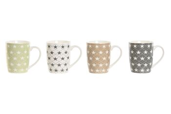 MUG NOUVEL OS 12X8,5X10,3 340ML STAR 3 SURT. PC212563 1