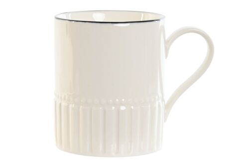 MUG PORCELANA 12X8,3X10 400ML BLANCO PC211487