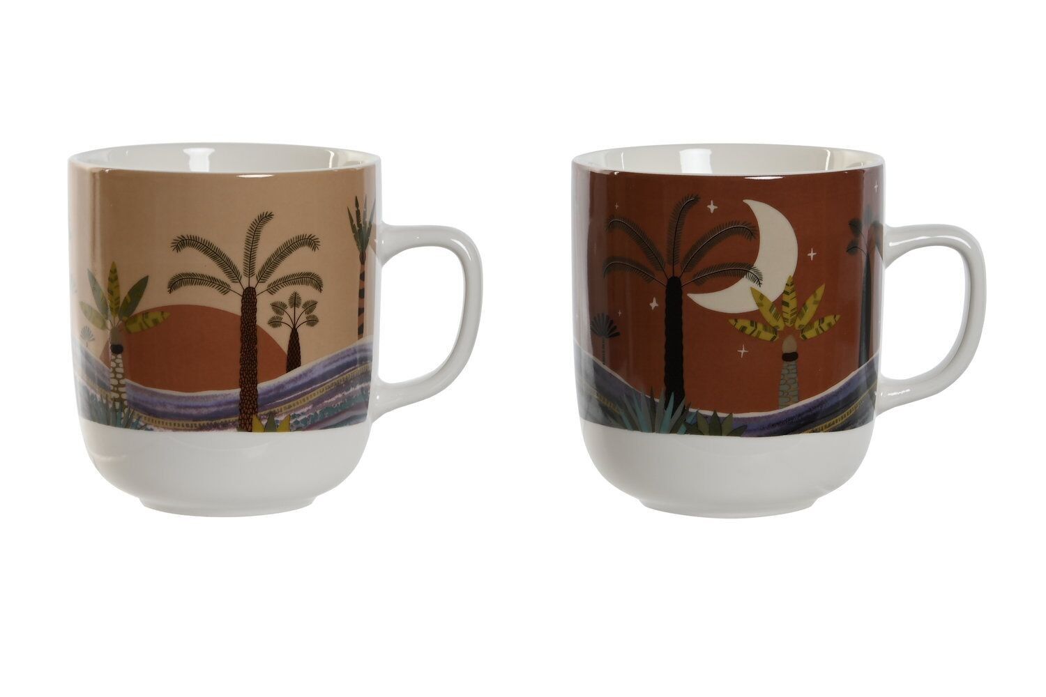 TAZZA IN PORCELLANA 12X8,5X10 380ML, CALIMA 2 SURT. PC211232